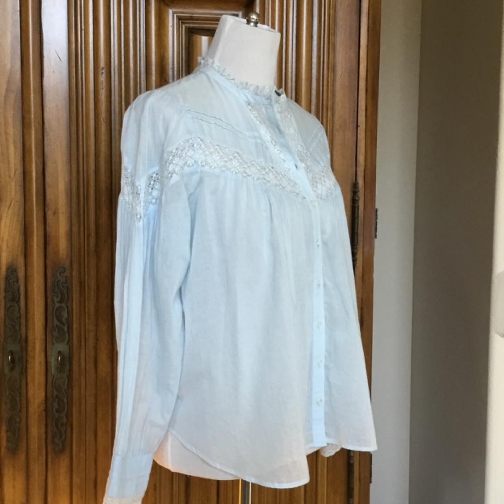 ba&sh Irene Buttoned Lace Shirt - Picture 9 of 16